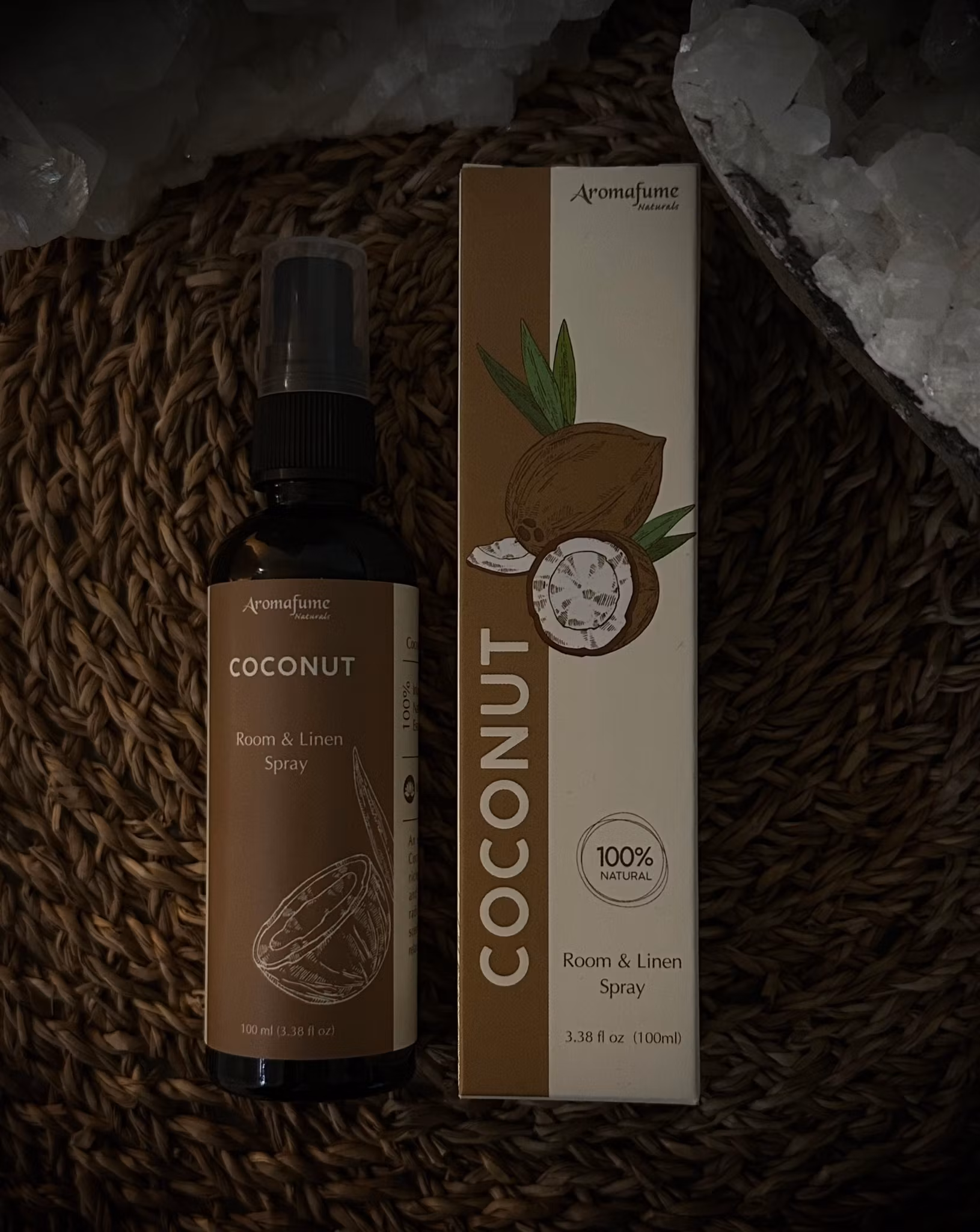 Aromafume Linne- och Rumsspray | Kokosnöt