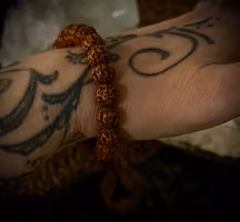 Polerad Rudraksha | Mala Armband | Nepal