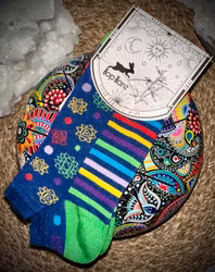 Låga Bambusockar | Hop Hare | 7 Chakra ECO