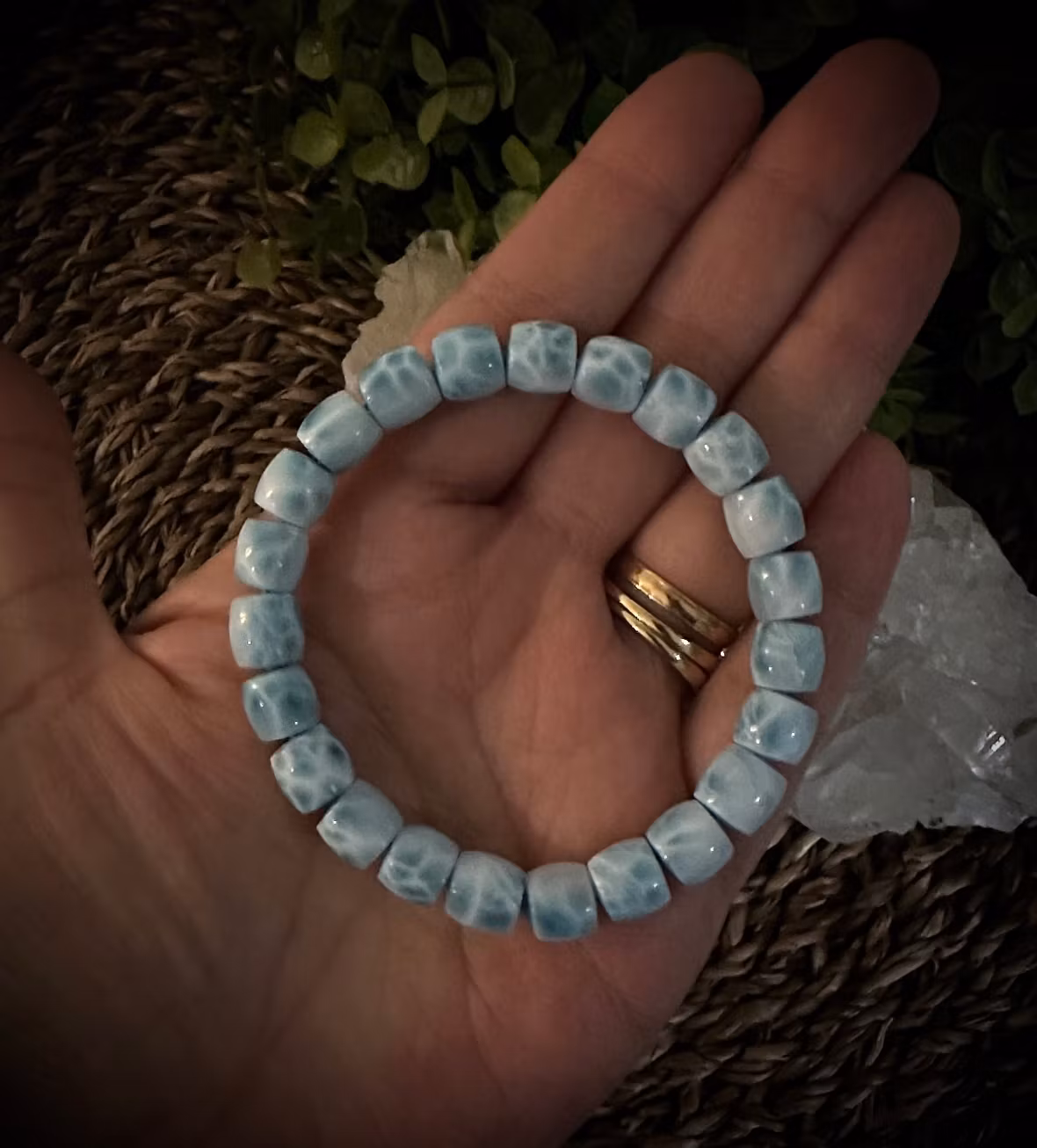 Larimar Armband | 9 mm