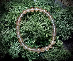 Rosa Änglahår ( Amphibiolkvarts | Änglafantomkvarts ) Armband