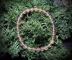 Rosa Änglahår ( Amphibiolkvarts | Änglafantomkvarts ) Armband