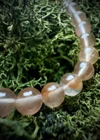 Rosa Änglahår ( Amphibiolkvarts | Änglafantomkvarts ) Armband