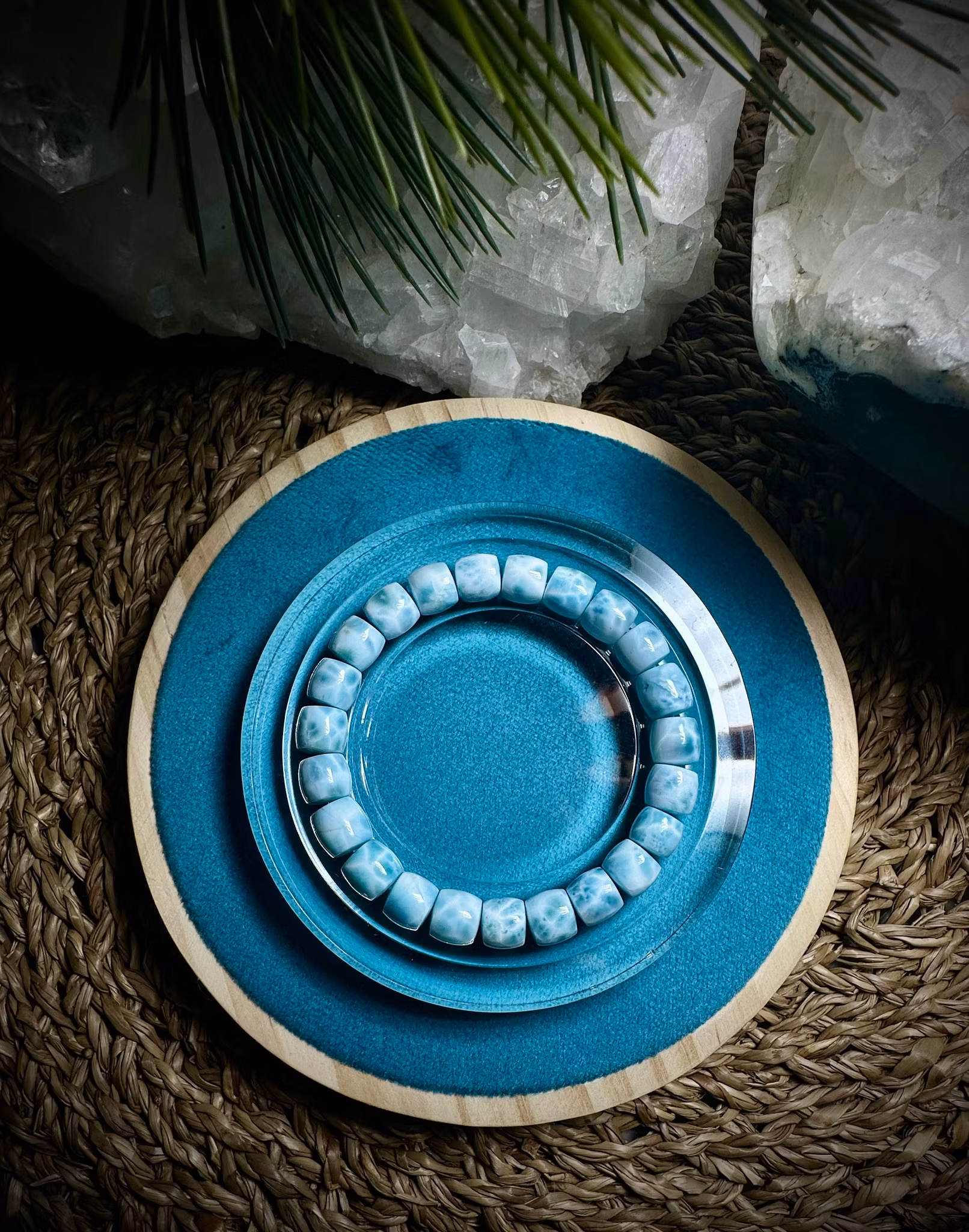 Larimar Armband | 9 mm