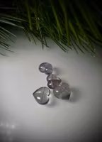 Hålad Pärla Hjärta Ametrin