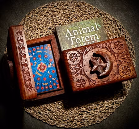 Tarot Förvaringsbox Star & Moon | Indien