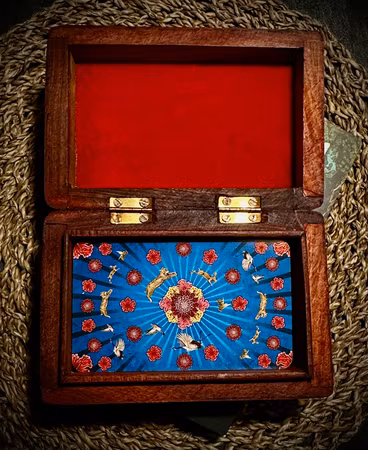 Tarot Förvaringsbox Star & Moon | Indien