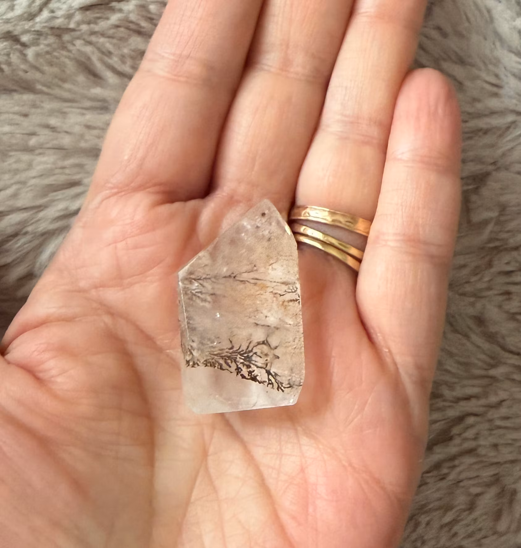 Dendritisk Kvarts Fri Form