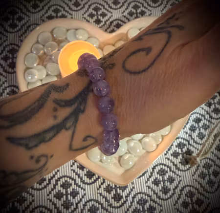 Lavender Moon | Lavendelmånkvarts Armband