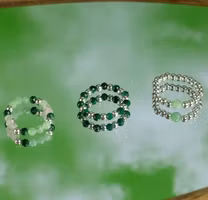 NYMPH Pärlringar | Forest Spirit Silverpläterade