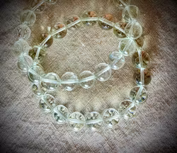 Grön Kvarts Armband | 10-11 mm