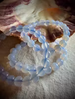 Blå Kalcit Armband | 8-9 mm