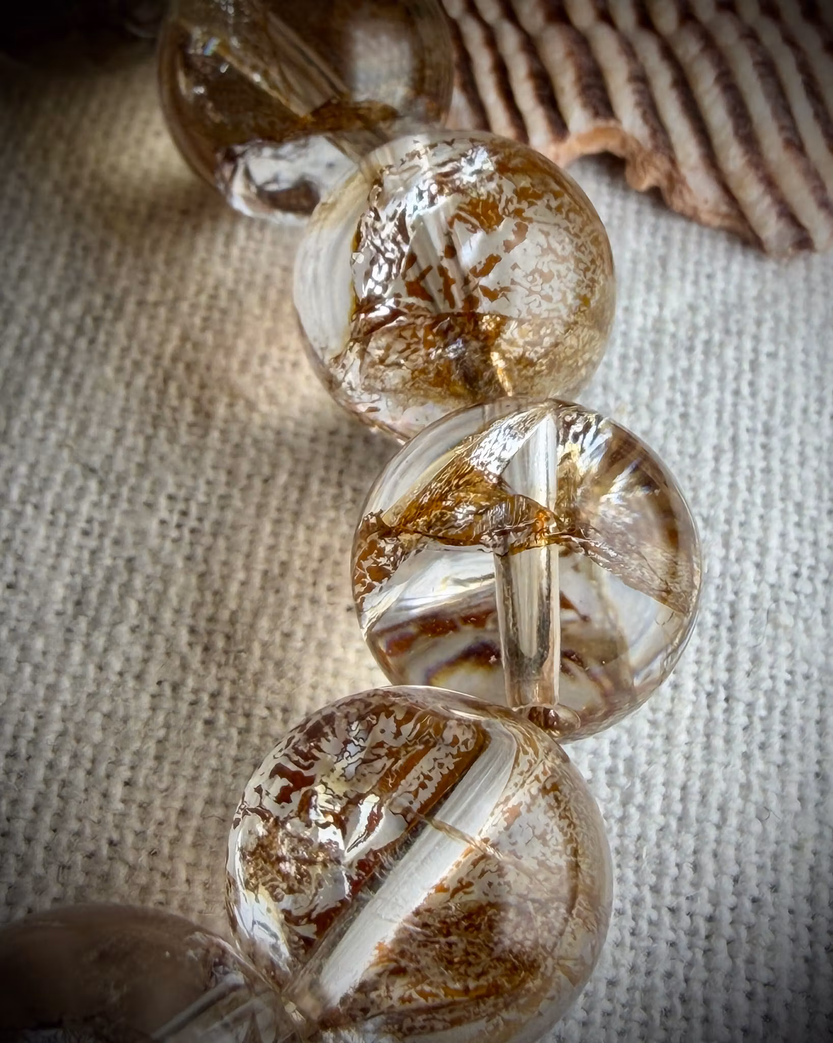 Dendritisk Kvarts Armband | 13,5 mm