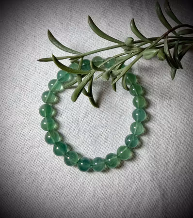 Grön Aventurin Armband | 8-9 mm