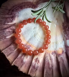 Nanhong Agat Armband ”Warriors Stone” | 10 mm