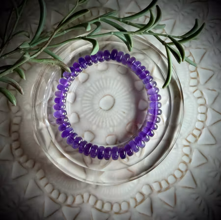 Ametist Armband | 7-8 mm