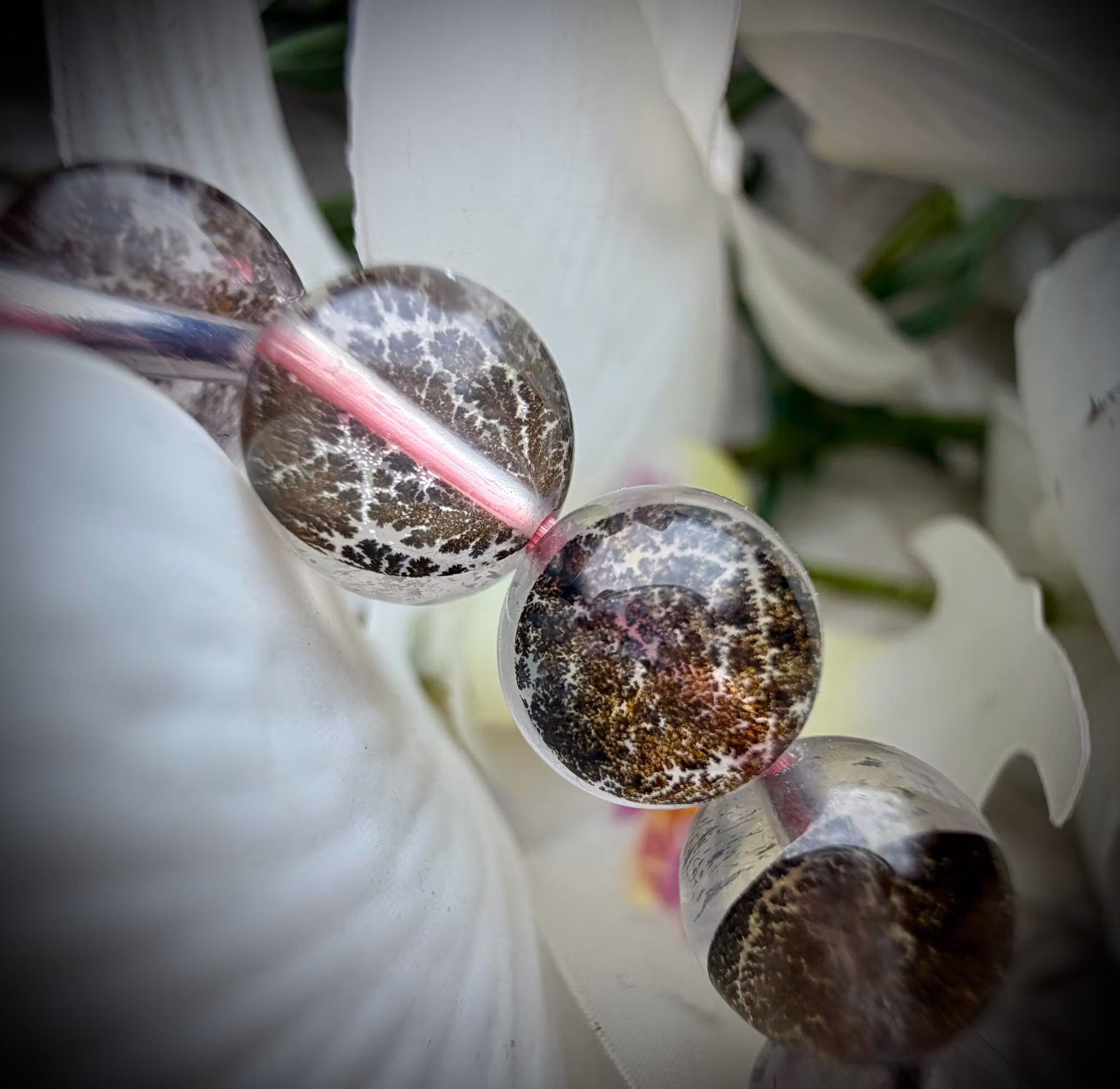 Dendritisk Kvarts Armband | 8 mm