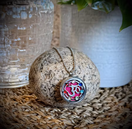 Aromaterapi Halsband i Rostfritt Stål | Chakra