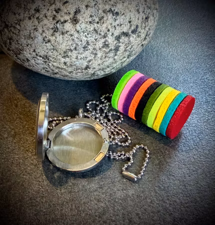 Aromaterapi Halsband i Rostfritt Stål | Chakra