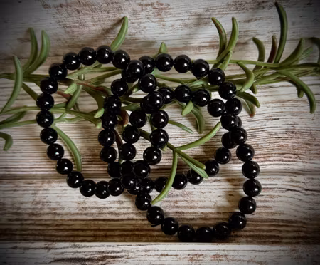 Svart Turmalin Armband |