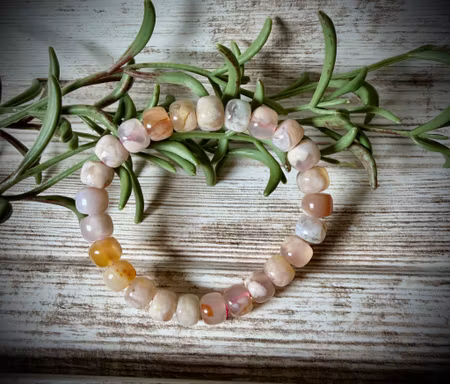 Blomsteragat Armband