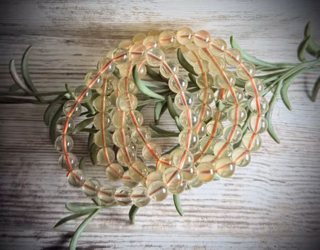 Naturlig Citrin Armband | 8-9 mm