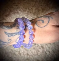 Lavender Moon | Lavendelmånkvarts Armband | 9-10 mm