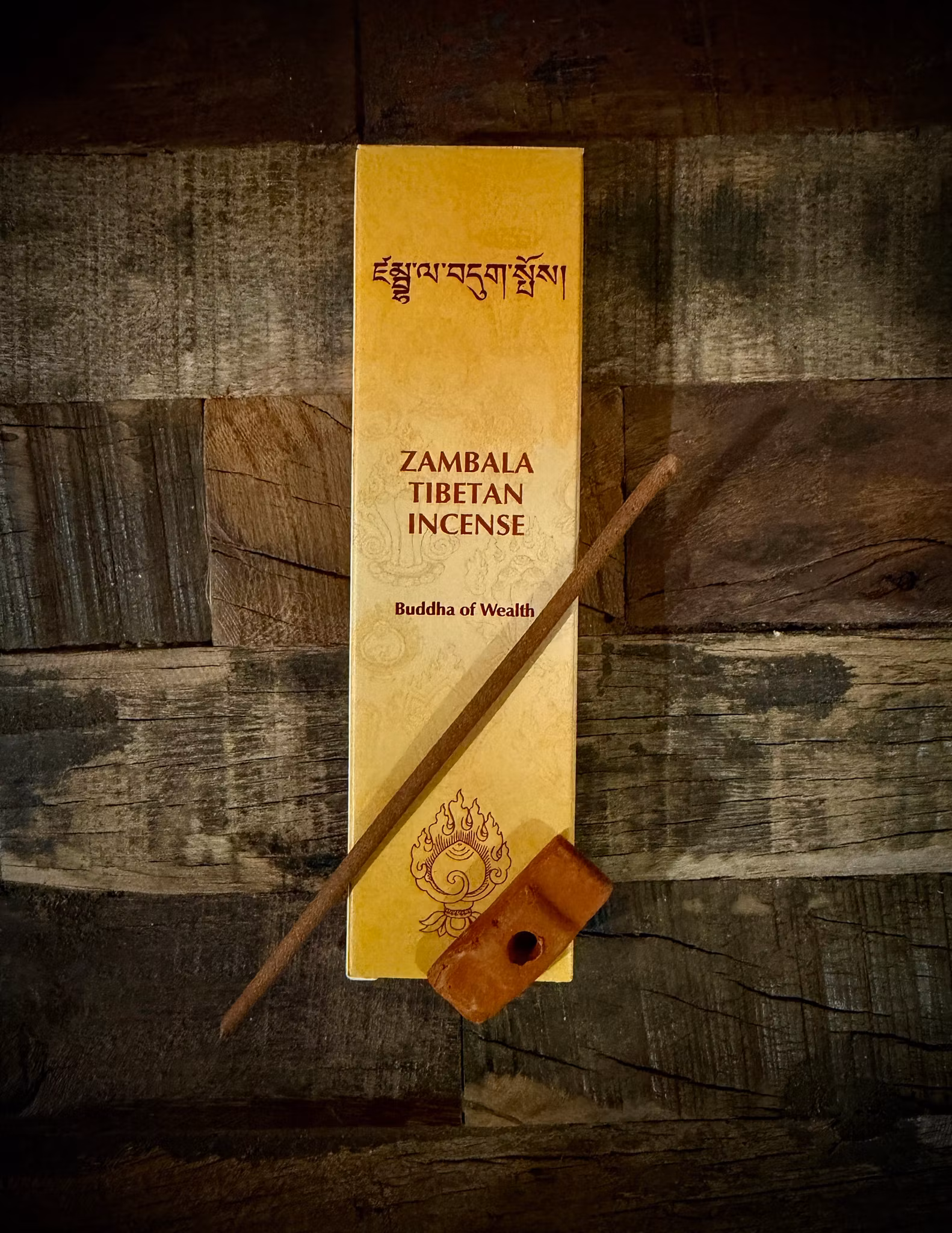 Handgjord Premium Himalaya Rökelse från Nepal | Tibetan Zambala - Buddha Of Wealth
