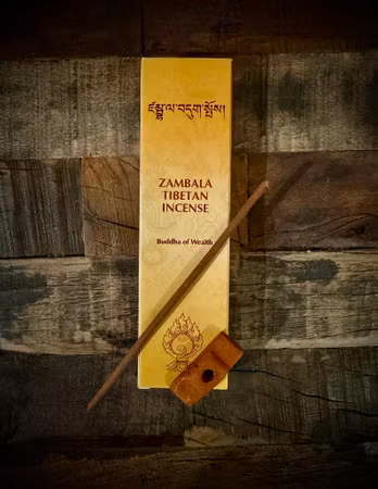 Handgjord Premium Himalaya Rökelse från Nepal | Tibetan Zambala - Buddha Of Wealth