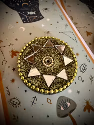 SONG OF INDIA PUREWORKS Rökelsepinnar | Celestial Magic Evil Eye Protection + Glittrig Rökelsehållare