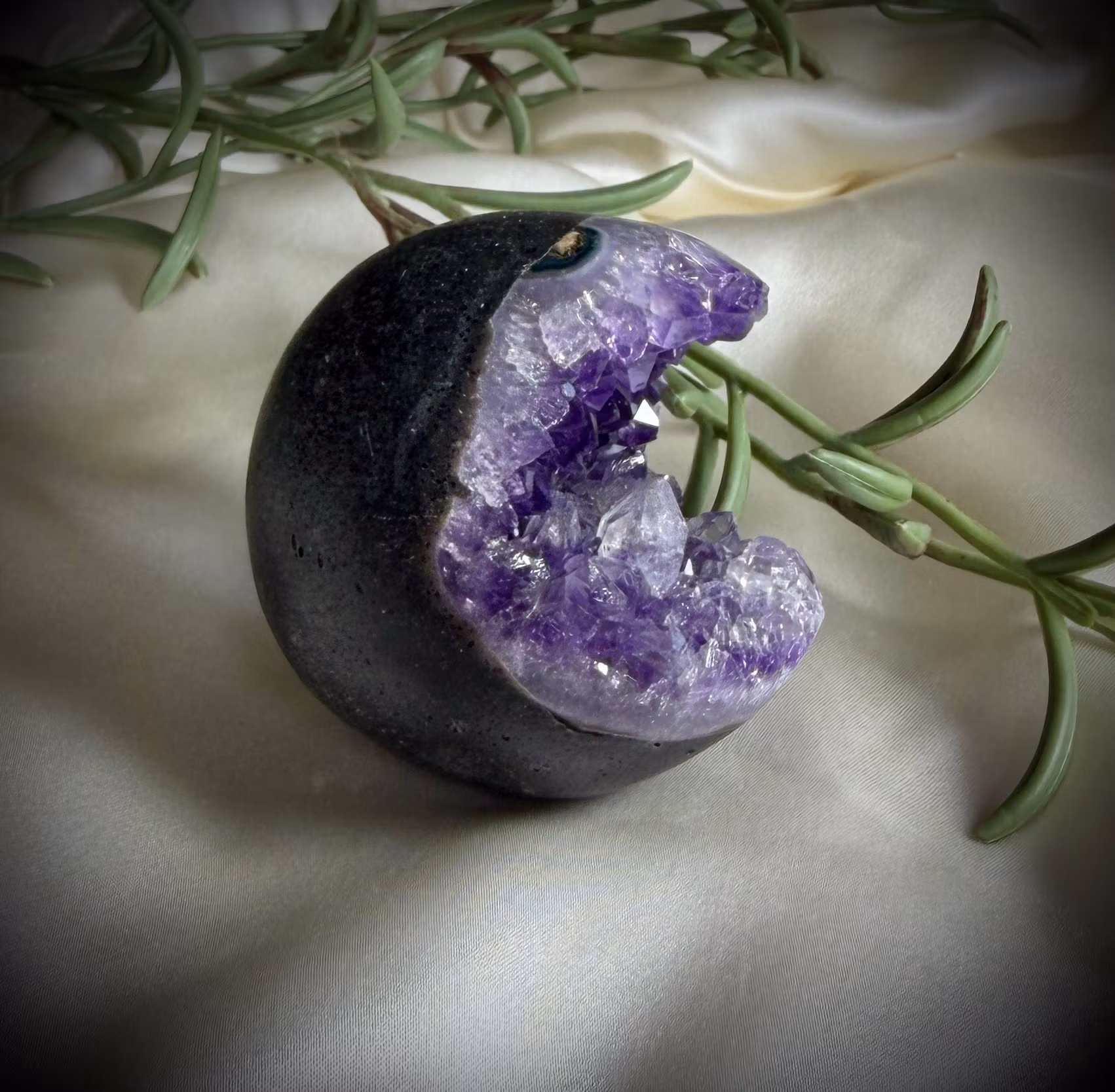 Ametist Druzy Klot