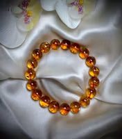 Naturlig Citrin Armband | 10-11 mm HK