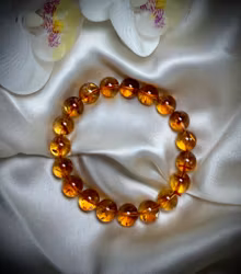 Naturlig Citrin Armband | 10-11 mm HK