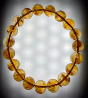 Naturlig Citrin Armband | 10-11 mm HK