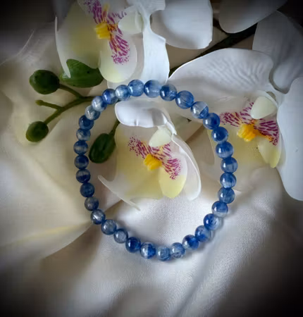 Blå Kyanit Armband | 5,5-6 mm HK