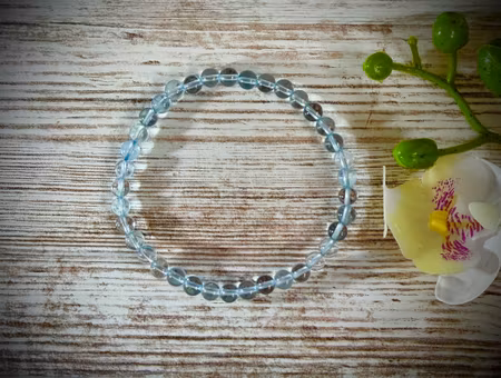 ”Själens Symbol” Blå Topas Armband