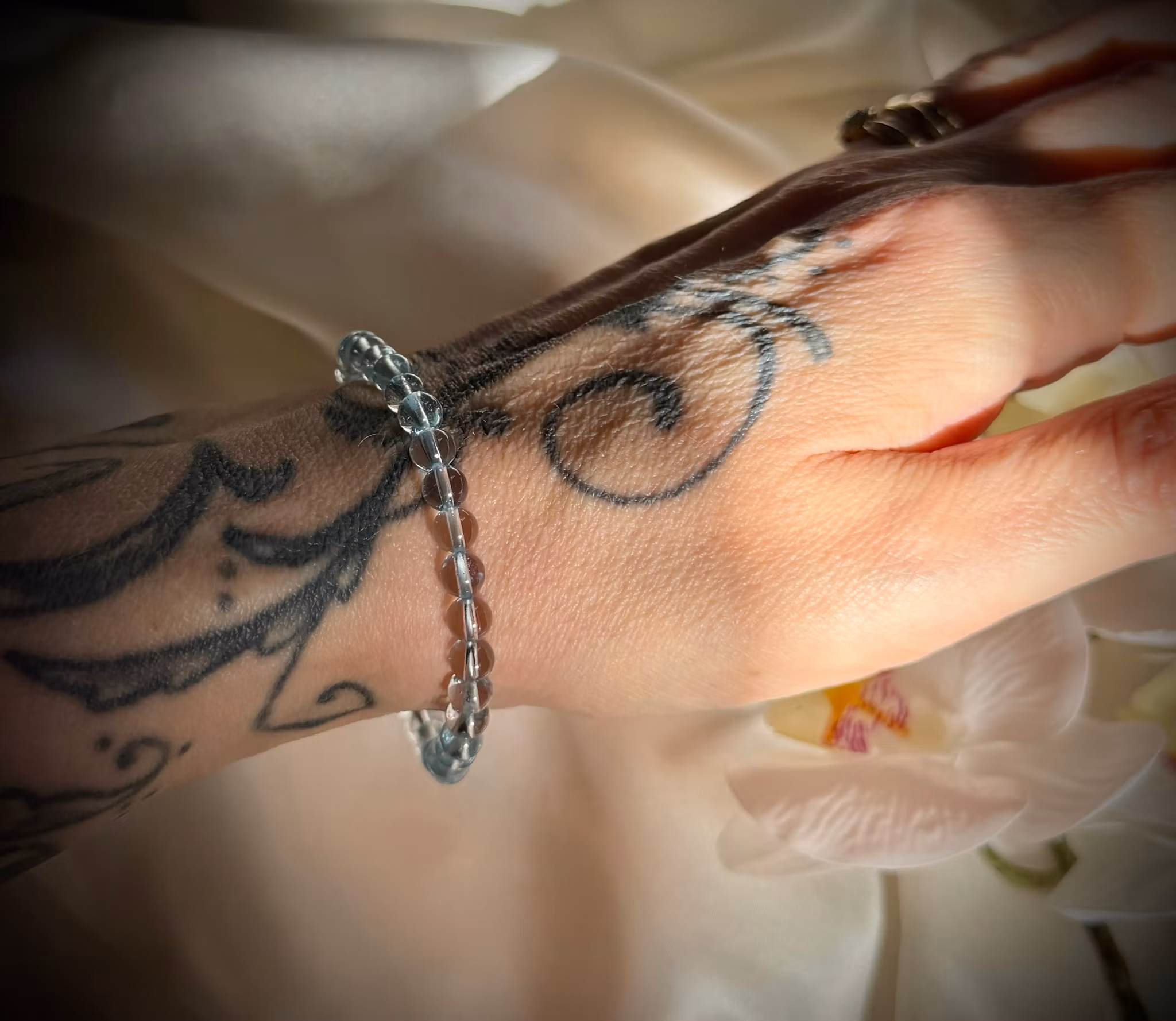 ”Själens Symbol” Blå Topas Armband