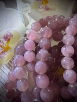 Lavendelkvarts Armband | 7,5-8 mm