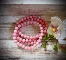 ”The Stone Of Hope” Rosa Opal Armband | 7-8 mm