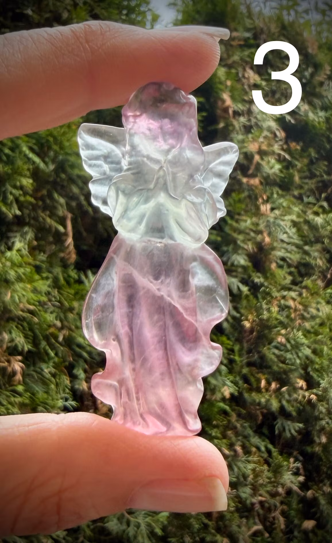 Ängel i Candy Fluorit