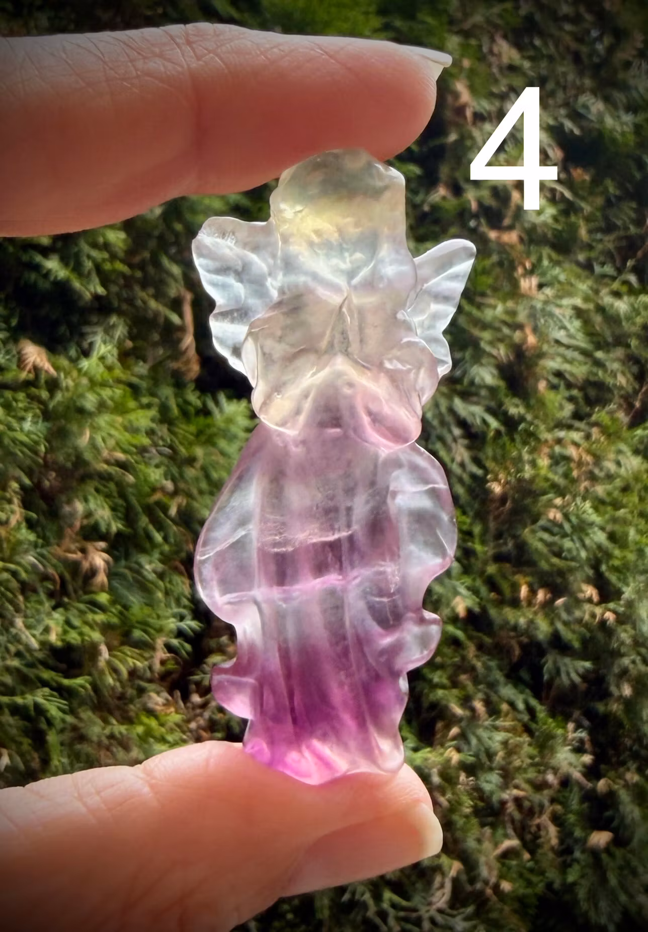 Ängel i Candy Fluorit