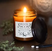 Mystic Moon | White Sage & Lavender | Doftljus