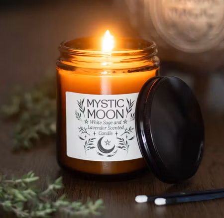 Mystic Moon | White Sage & Lavender | Doftljus