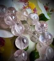 Rosa Samadhi Himalayakvarts Armband | 10 mm