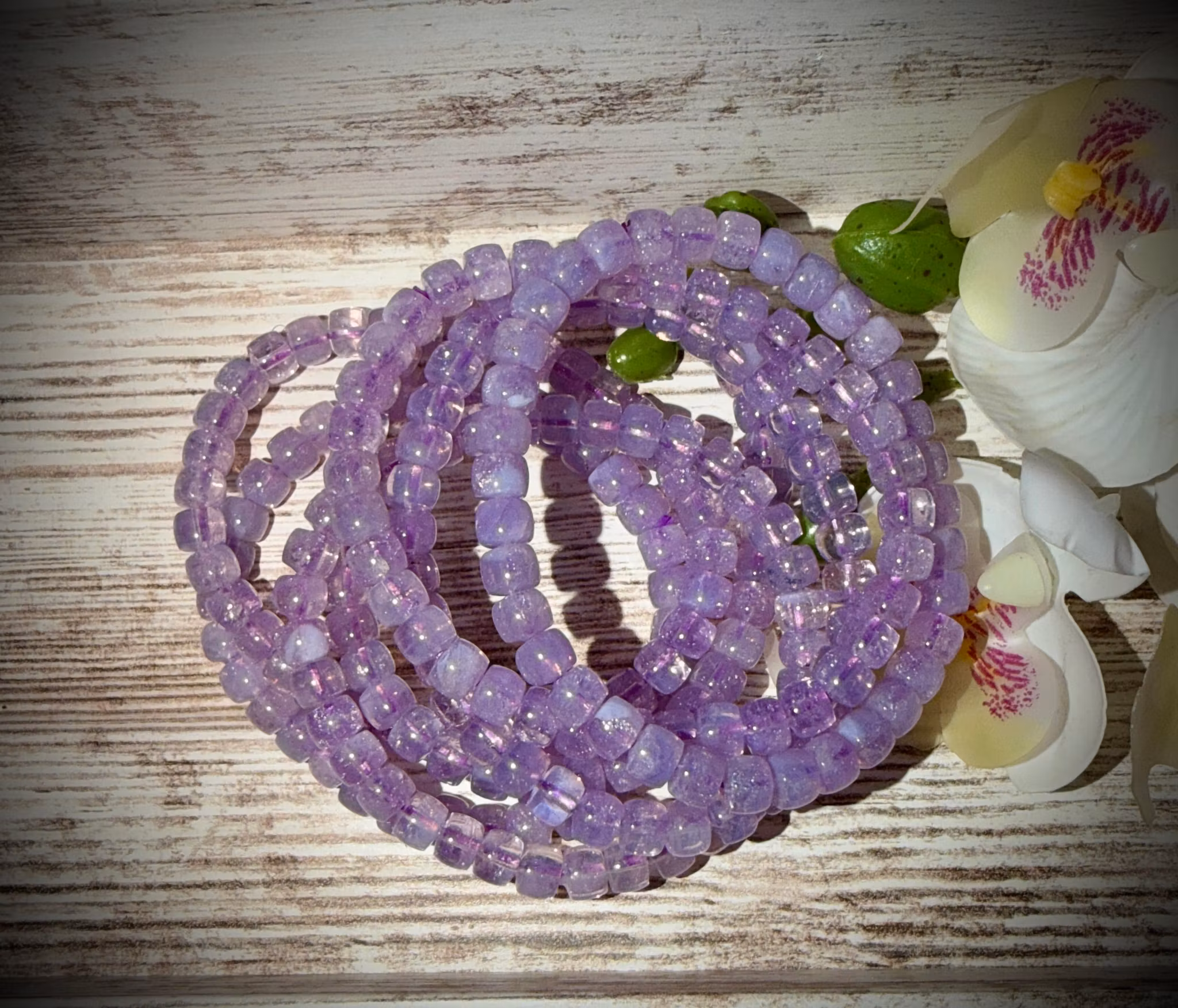 Lavender Moon | Lavendelmånkvarts Armband | 6,5 mm