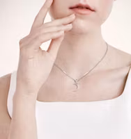 Ellipse Moon handgjort hänge i 925 Sterling Silver | Peter Stone