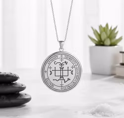 Sigil of the Archangel Gabriel handgjort hänge i 925 Sterling Silver | Peter Stone
