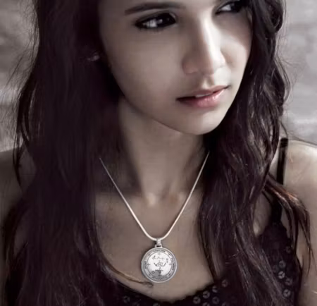 Sigil of the Archangel Gabriel handgjort hänge i 925 Sterling Silver | Peter Stone