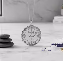Sigil of the Archangel Michael handgjort hänge i 925 Sterling Silver | Peter Stone