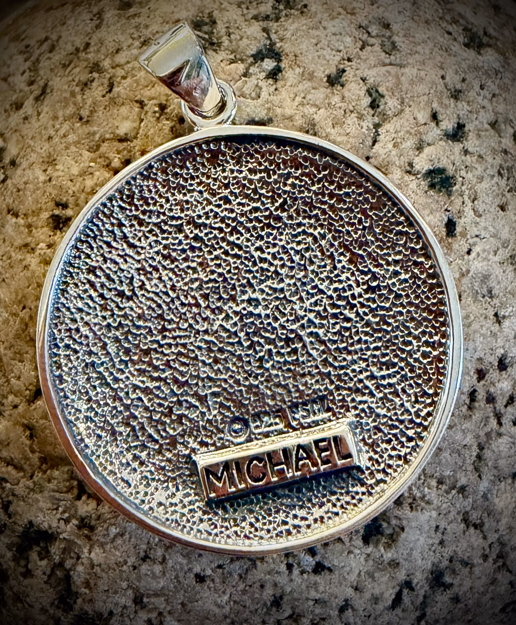 Sigil of the Archangel Michael handgjort hänge i 925 Sterling Silver | Peter Stone